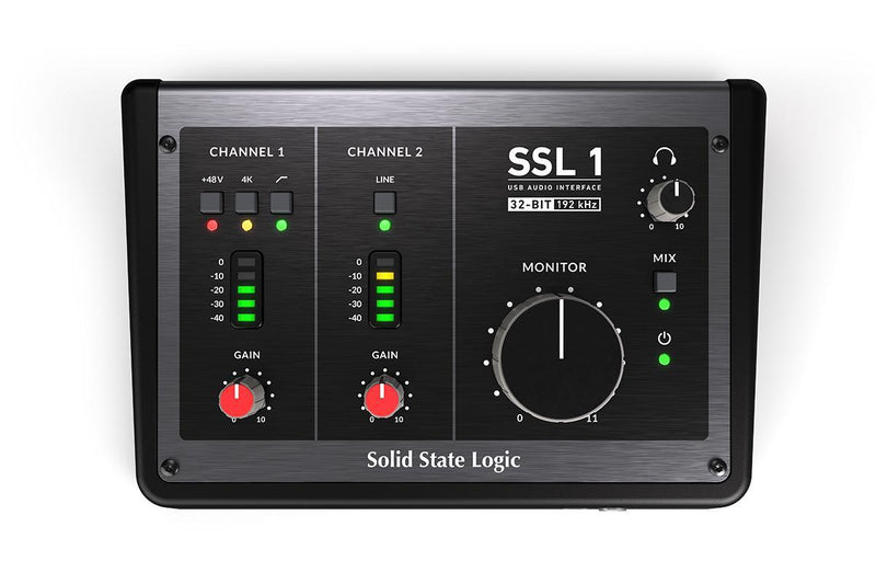 Solid State Logic SSL 1: panel superior y controles