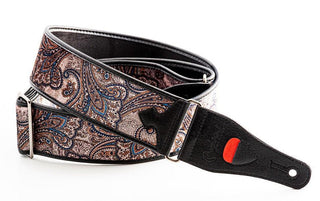 Correa Righton Guitarra y Bajo Paisley Velvet-60 Marrón