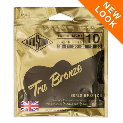 Encordado Rotosound TB10 Guit Acust Tru Bronze 80/20 10-50