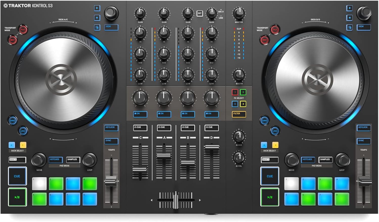 Controlador Dj Native Traktor Kontrol S3 – The Music Site