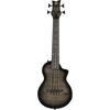 Vista 3 — Ukelele Bajo Ortega NEO-BS-TGB Transparent Grey Burst