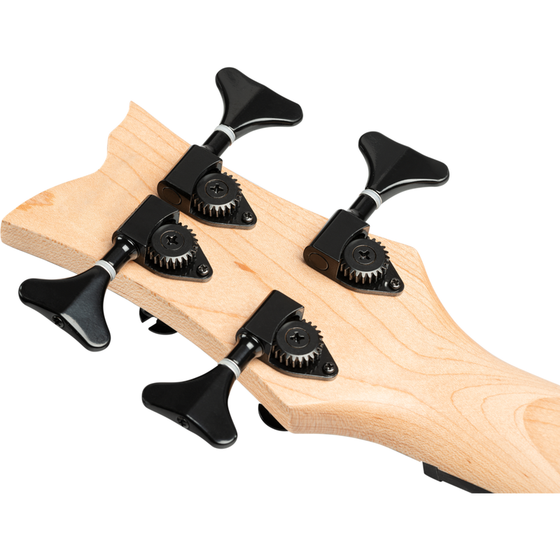 Vista 13 — Ukelele Bajo Ortega NEO-BS-TGB Transparent Grey Burst
