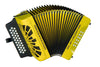 Acordeon Hohner Rey Vallenato 5 Letras Amarillo A49661