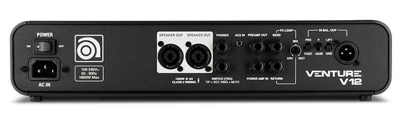 Amplificador Ampeg Bajo VENTURE V12 US B18-3 hd (cabezote) - The Music Site