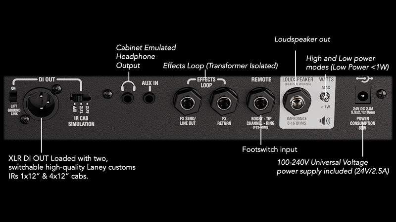 Amplificador Laney De Guitarra Electrica IRF Dualtop - The Music Site