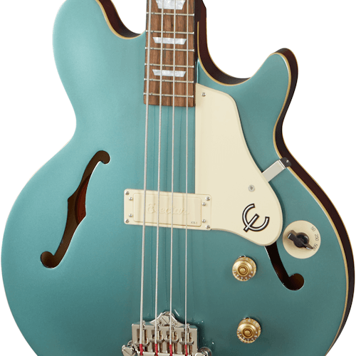 Bajo Electrico Epiphone EBJCFPENH1 Jack Casady Faded Pelham Blue - The Music Site