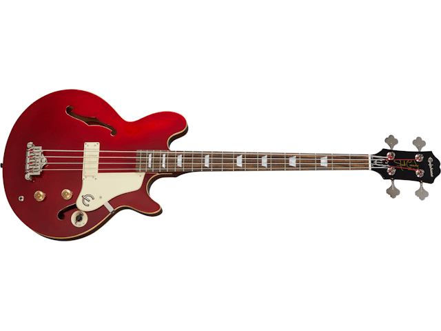 Bajo Electrico Epiphone EBJCSBUNH1Jack Casady Sparkling Burgundy - The Music Site