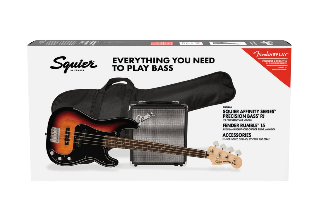 Bajo Electrico Fender PK PJ LRL 3TS R15 0372980000 kit - The Music Site