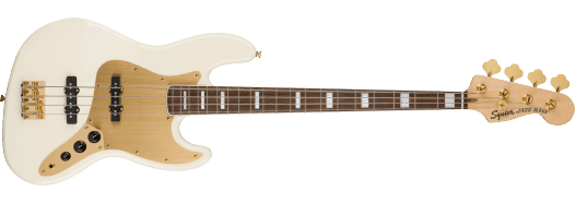 Bajo Electrico Fender Squier Jazz Bass Gold Edition 40 aniv 0379440505 - The Music Site