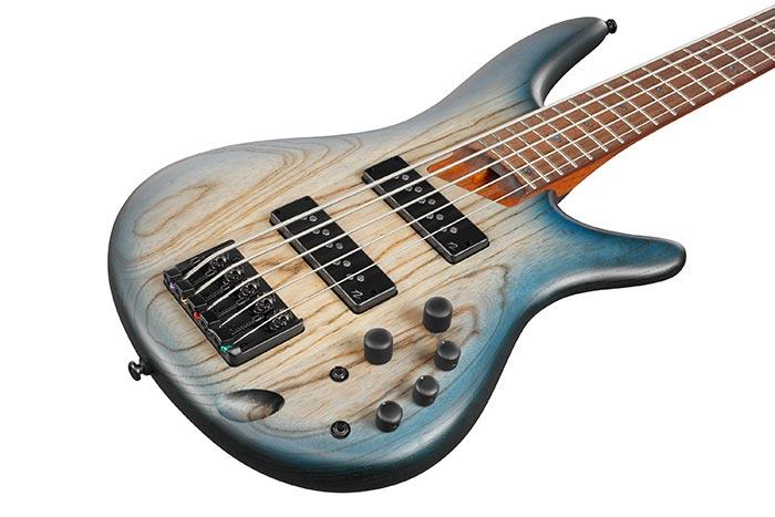 Bajo Electrico Ibanez 5 Cuerdas Sr605E-Cosmic Blue Starburst Flat - The Music Site