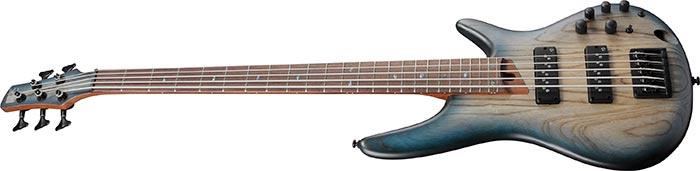 Bajo Electrico Ibanez 5 Cuerdas Sr605E-Cosmic Blue Starburst Flat - The Music Site