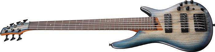 Bajo Electrico Ibanez 6 Cuerdas Sr606E-Cosmic Blue Starburst Flat - The Music Site