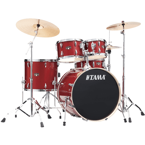 Bateria Tama Imperialstar IP52H6W-BRM Roja 5 PC - The Music Site