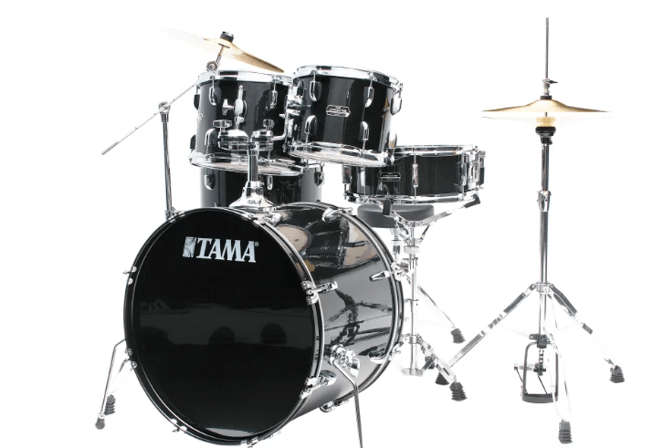 Bateria Tama Stagestar ST52H5C-BNS Negra+Bases+Silla Y Platillos - The Music Site