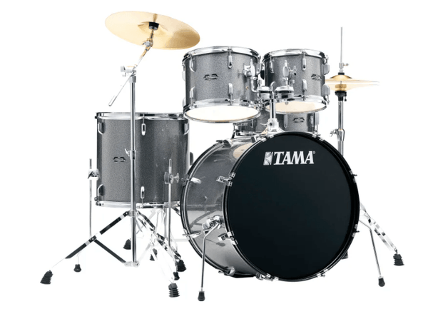 Bateria Tama Stagestar ST52H5C-CSS Plateado +Bases+Silla Y Platillos - The Music Site