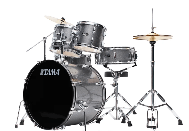 Bateria Tama Stagestar ST52H5C-CSS Plateado +Bases+Silla Y Platillos - The Music Site