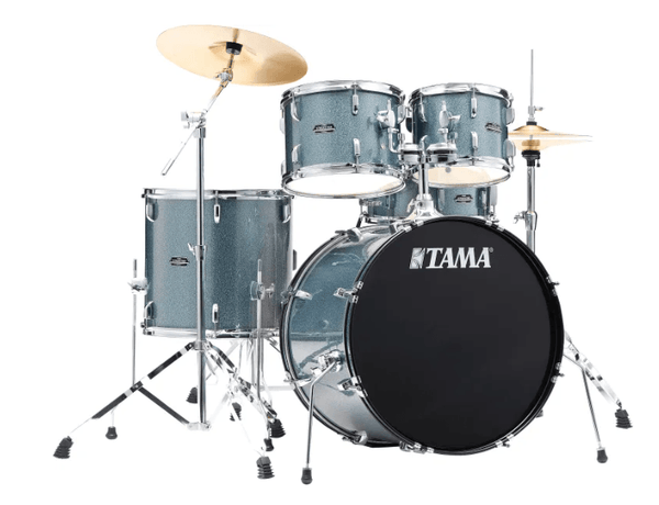 Bateria Tama Stagestar ST52H5C-SEM azul+Bases+Silla Y Platillos - The Music Site