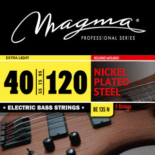 Encordado Magma Bajo Be135n 5 Cuerdas