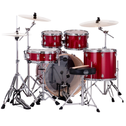 Batería acústica Mapex Venus VE5295FTVM Crimson Red Sparkle — vista 3