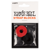 Bloqueo Ernie Ball P04603 x4 correa guitarra - The Music Site