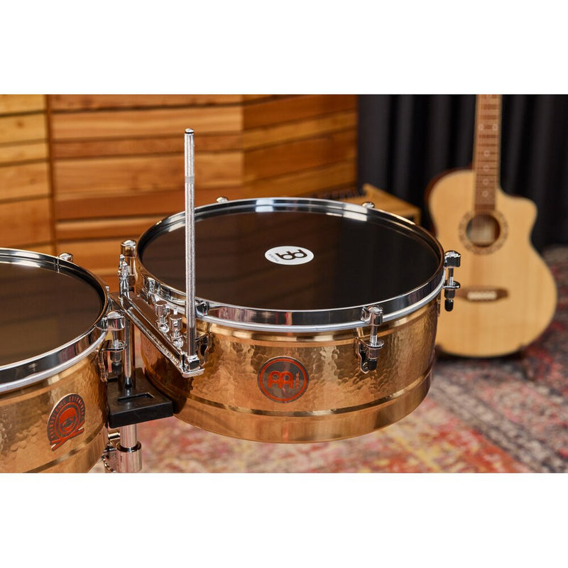 Timbales Meinl Patricio El Chino Diaz de 14 y 15 pulgadas Bronze — vista 5