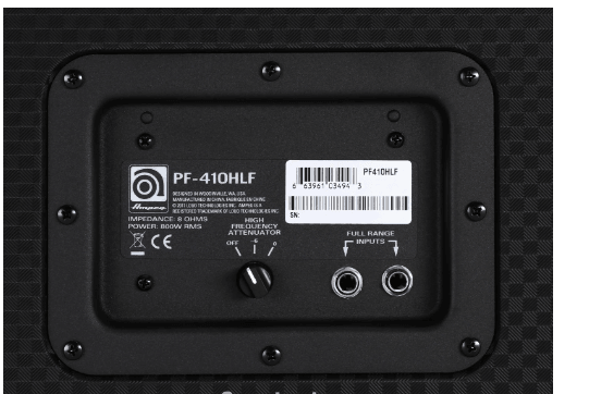 Cabina Ampeg Portaflex 4X10 EXTND LOWS CABINET B14-53 - The Music Site