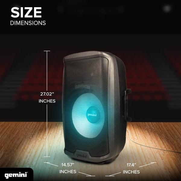 Cabina Gemini AS-2115BT-LT-PK BLUETOOTH (SOPORTE-MICROF-CONTROL) - The Music Site