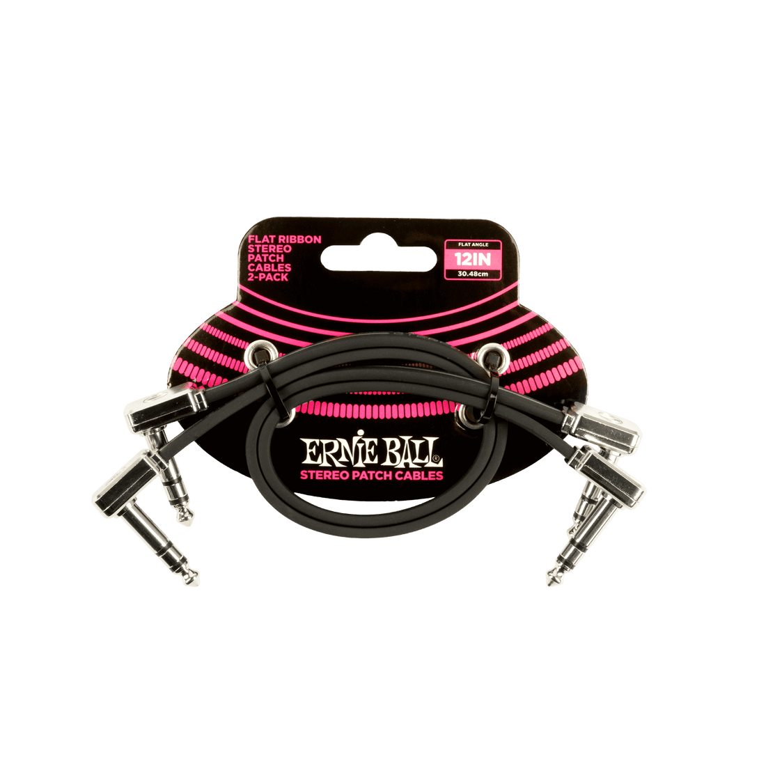 Cable Ernie Ball de conexión estéreo- Paquete de 2 unidades - The Music Site