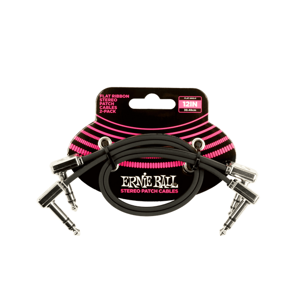 Cable Ernie Ball de conexión estéreo- Paquete de 2 unidades - The Music Site