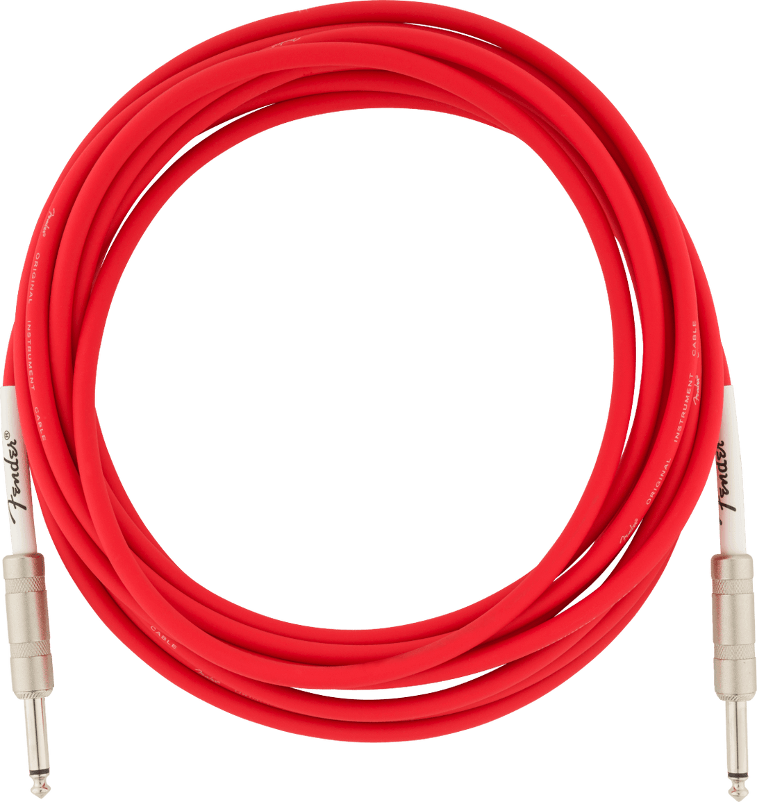 Cable Fender Rojo 18.6FT 5.5M 0990520010 - The Music Site