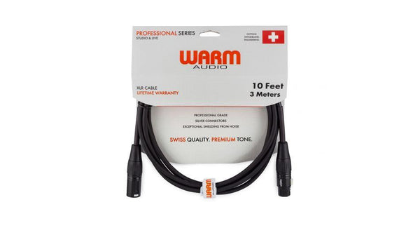 Cable Warm microfono Pro XLR 10 3 metros - The Music Site