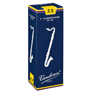 Caña Vandoren Para Clarinete Bajo Cr1225 Bb N 2.5 - The Music Site