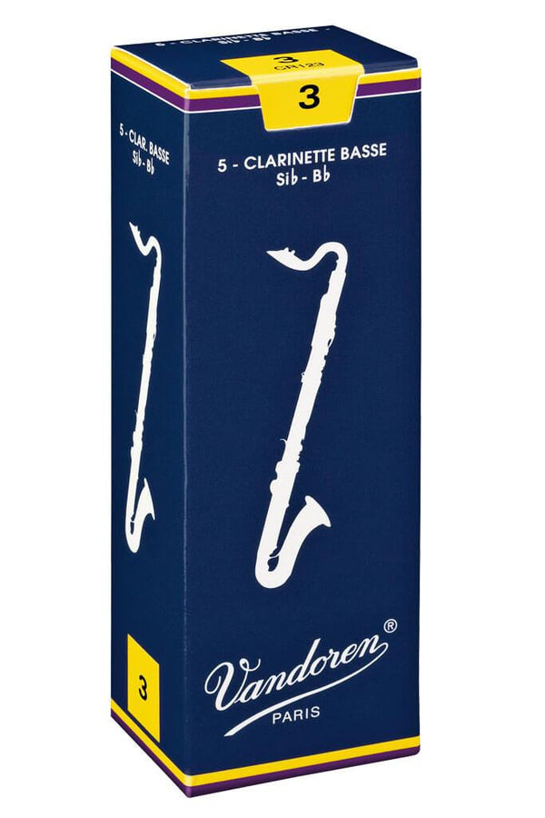 Caña Vandoren Para Clarinete Bajo Cr123 Bb N 3 - The Music Site