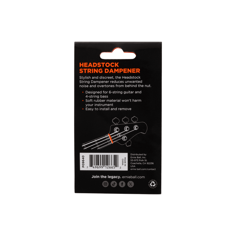 Sordina Ernie Ball P09640 Clavijero