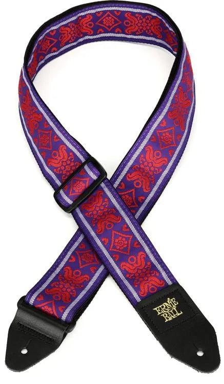 Correa Ernie Ball Guitarra Electrica P05330 Roja Estampada - The Music Site