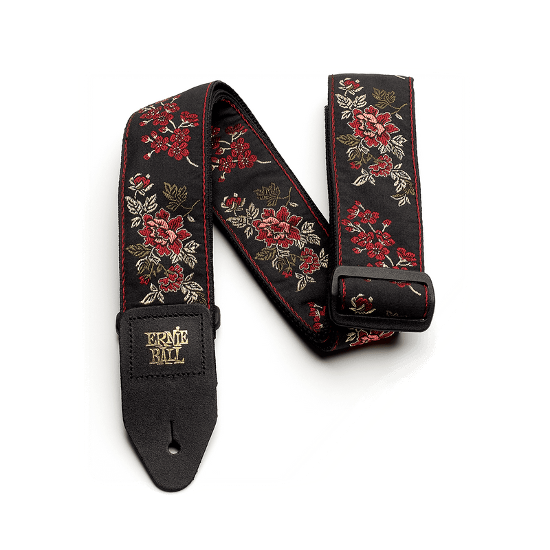 Correa Ernie Ball Guitarra Y Bajo P04142 Red Rose
