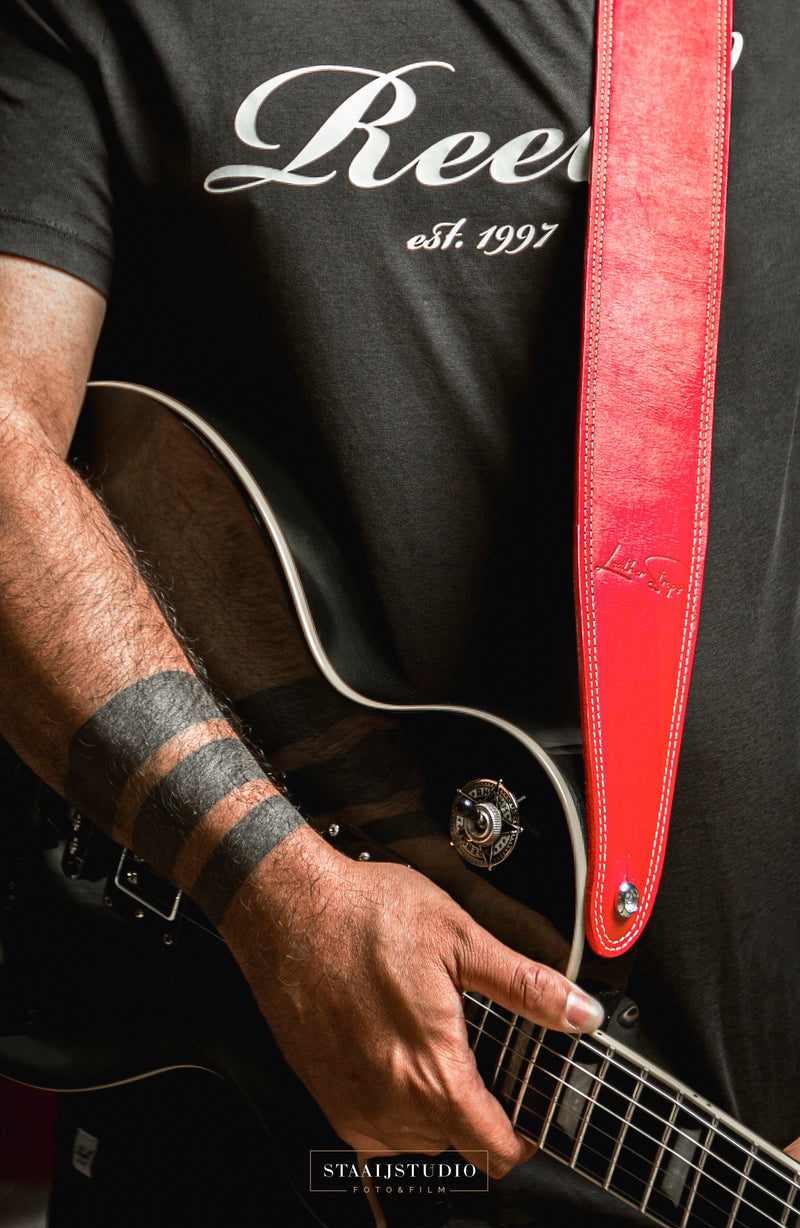 Correa Leather Straps Guitarra Y Bajo Cuero