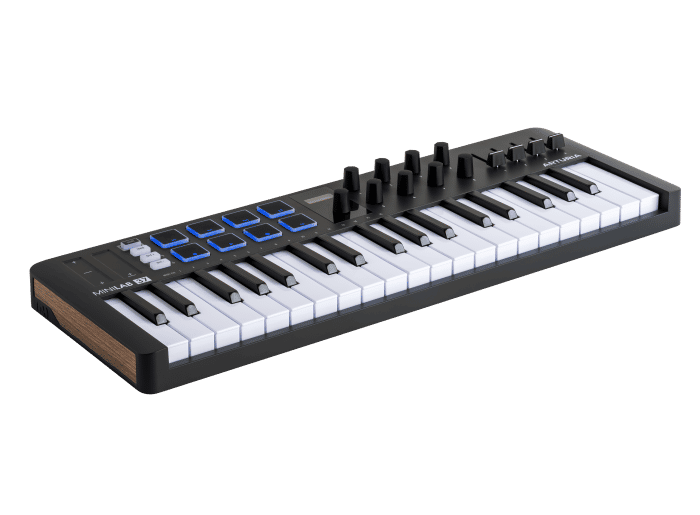 Controlador MIDI Arturia MiniLab 37 Negro — Vista 2