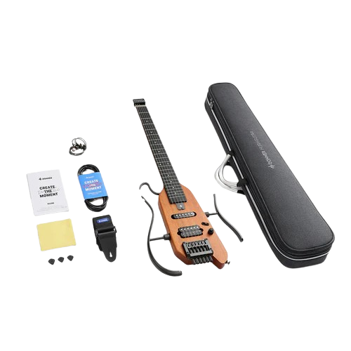 Guitarra Electrica Donner Ec6808 Hush-x Natural Kit