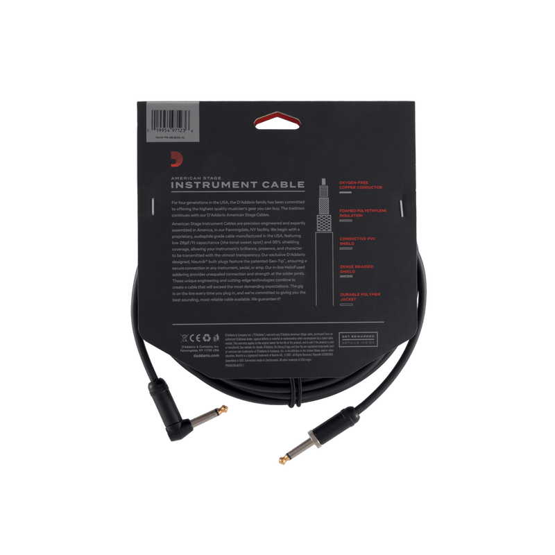 Cable D Addario Guit/bajo PW-AMSGRA-20 — vista 3