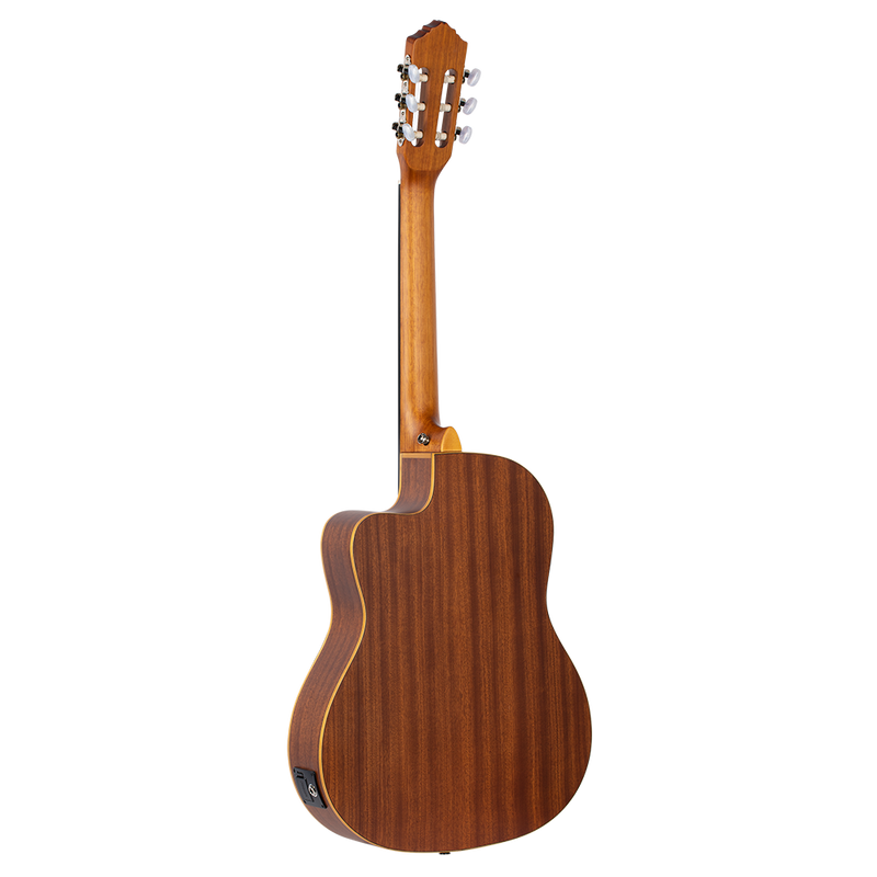 Vista 5 — Guitarra Electroacústica Ortega RCE125SN Natural