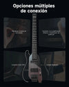Guitarra Electrica Donner EC7484 Hush-X Pro Midnight Glow