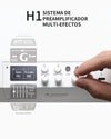Guitarra Electrica Donner EC7450 Hush-X Pro White-Luxe
