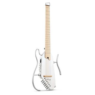 Guitarra Electrica Donner EC7450 Hush-X Pro White-Luxe