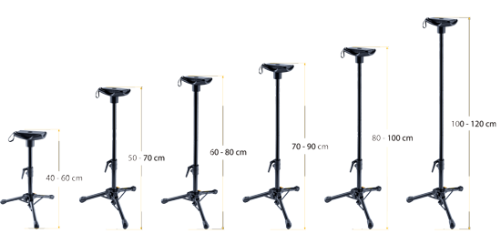 Soporte Para Tuba Y Bombardino Hercules DS753BB Con Funda — vista 2