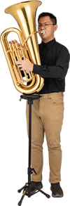 Soporte Para Tuba Y Bombardino Hercules DS753BB Con Funda — vista 4