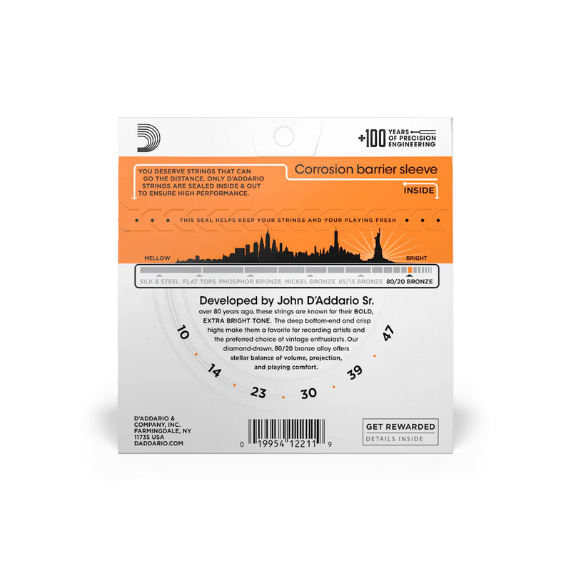 Encordado D Addario Guit Elec/Acus Ej10
