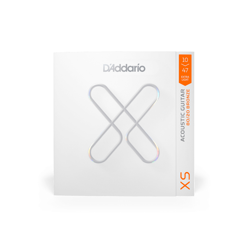 Encordado D Addario Guitarra Acústica XSABR1047 Extra Light — vista 2