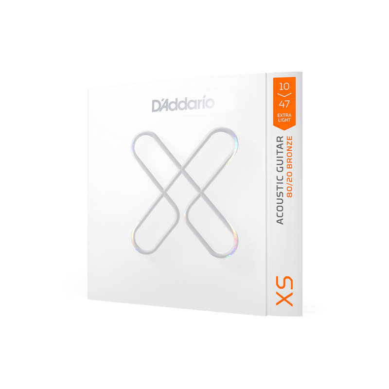 Encordado D Addario Guitarra Acústica XSABR1047 Extra Light — vista 1