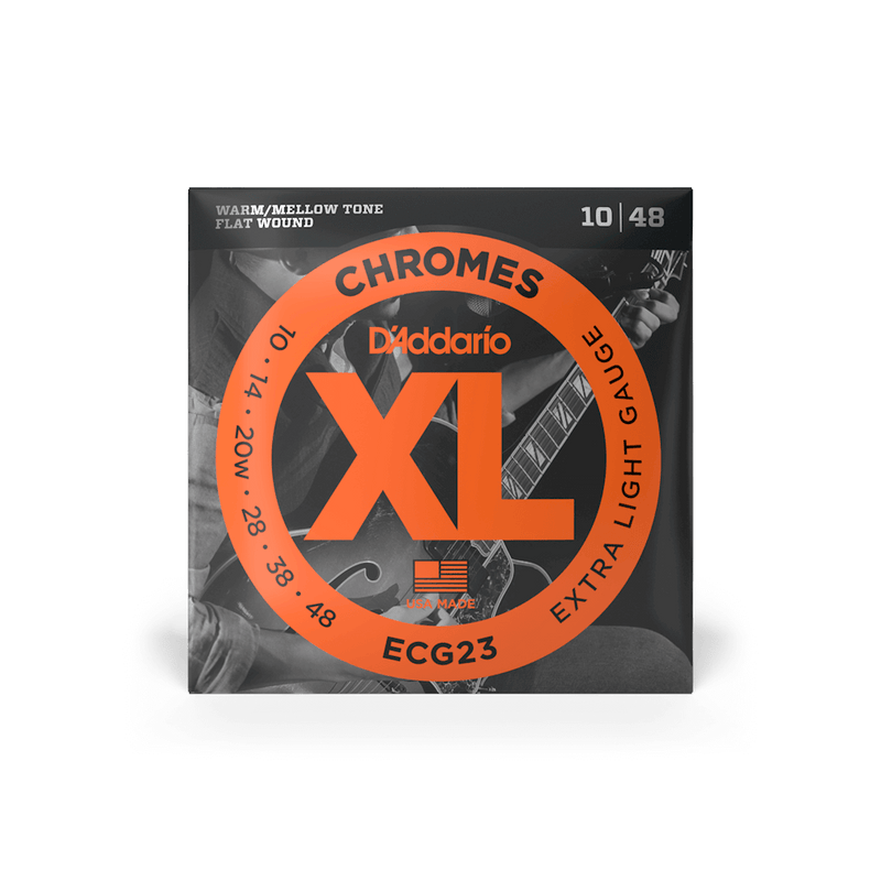 Encordado D Addario Guitarra Electrica Ecg23 10 48 Cuerdas Lisas
